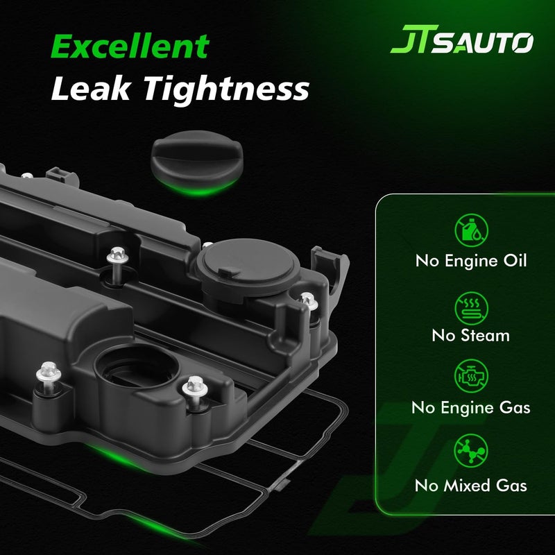 JTSAUTO 264-968 Engine Valve Cover Kit with Gaskets,Bolts & Oil Filler Cap for 2011-2020 Chevy Cruze/Sonic/Trax/Volt, ELR, Encore 1.4L Turbo, Replaces # 55573746, 25198498, 25198874 - Image 4